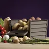 BAMA Box na zeleninu a ovocie, šedohnedý Barva: Šedohnědá Náhľad obrázku produktu 6