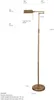 Stehlampe Mexlite Klassisch Bronze- 52 x 23 x 114-146cm Produktbild-Vorschau 6