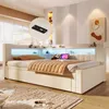 Lit rembourré Flieks 90 x 200 cm / 180 x 200 cm avec LED, Voir les images du produit 4