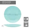 6er Set Mint Kuchenteller aus Glas Ø 19 cm flach modern Produktbild-Vorschau 6