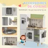 AIYAPLAY Cuisine enfant en bois 3-8 ans jeu d'imitation Voir les images du produit 6