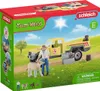 The image shows the packaging of a Schleich Farm World toy set, depicting a veterinarian visiting a farm. Anteprima dell’immagine prodotto