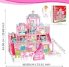 275pcs Puppenhaus Puppenhaus Bausatz DIY Puppenhaus Tragbar Produktbild-Vorschau 4