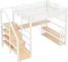 Flieks Etagenbett 140x200cm mit Schreibtisch und Produktbild-Vorschau 12