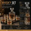 Whisky Karaffe + 4 Whiskey Gläser Whiskykaraffe Produktbild-Vorschau 8