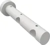 Interdeco Gardinenstange / Vorhangstange Silbergrau / Weiß, Produktbild-Vorschau 5