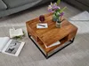 Couchtisch FineBuy Sofatisch Holz Massiv 60x60x34,5 cm Produktbild-Vorschau 4