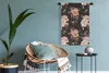 MuchoWow® Wandteppich Wandbehang Rosen - Braun - Blumen Produktbild-Vorschau 5