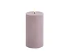 UYUNI LIGHTING Pillar LED-Kerze Rustic light lavender Produktbild-Vorschau 1
