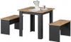 Ensemble de table à manger Vicco Sentio Anthracite/chêne Voir les images du produit 5