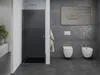 Mexen Pretoria Porte de douche pivotante 100 cm, Noir Voir les images du produit 2