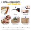 Holzjalousie Ohne Bohren 120 cm x 160 cm 35mm Lamellen Produktbild-Vorschau 9