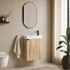 Badplaats Mobile Lavamani Keno 50 x 23 cm - Rovere - Mobile Anteprima dell’immagine prodotto 4