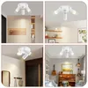 ZMH LED Deckenleuchte 3 Flammig weiß Deckenlampe Spots GU10 Produktbild-Vorschau 9