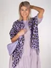 styleBREAKER Damen Musselin Dreieckstuch mit Leo Print | Produktbild-Vorschau 3