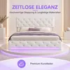 INONEFT gestoffeerd bed 140x200 cm met LED-verlichting, Productafbeelding-voorbeeld 2