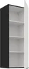 Armoire haute de cuisine LUNARA - largeur 40 cm, blanc/noir Voir les images du produit 2