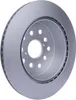 2x HELLA 8DD 355 122-231 Bremsscheibe Hinterachse Produktbild-Vorschau 3