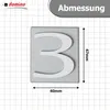 DOMINO Hausnummer Briefkasten Selbstklebend – 3 | 3D Produktbild-Vorschau 4