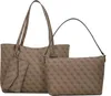 Guess Guess Brenton Tote 2in 1 Sac Beige Voir les images du produit 20