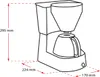 Melitta 1023-02, Kávovar, Mletá káva, 1050 W, Čierna, Náhľad obrázku produktu 7