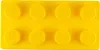 A yellow LEGO brick with eight studs. Podgląd zdjęcia produktu