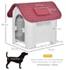 PawHut Dog Kennel Outdoor Dog House z klapą dachową i Podgląd zdjęcia produktu 7