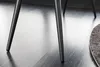 Design Sitzbank BOUTIQUE 100cm dunkelgrau Samt schwarze Produktbild-Vorschau 9
