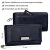 JENNIFER JONES Damen Geldbörse Portemonnaie Blau (1108) Produktbild-Vorschau 3