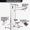 GORILLA SPORTS® Latzugstation - Verstellbar, 120x56x195cm, Produktbild-Vorschau 2