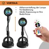 KRUMAD Sunset Lampe RGB mit Fernbedienung, Sonnenuntergang Produktbild-Vorschau 3