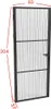 Tür-Set - wendbar - Aluminium & Glas strukturiert - 204 x Produktbild-Vorschau 7