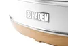 Close-up of a kitchen appliance with a logo and wooden trim. Náhled obrázku produktu