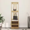vidaXL Věšák na kabáty SANDNES 45x40x159,5 cm z masivního Náhled obrázku produktu 3