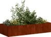 vidaXL Kvetináč Rusty 200x80x40 cm Oceľ odolná voči Náhľad obrázku produktu 3