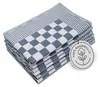 6er Set Geschirrtücher, 65x65 cm, 100% Baumwolle, blau Produktbild-Vorschau 1