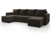 Sedací souprava do U EDITH - hnědá Náhled obrázku produktu 1
