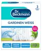 The image shows the packaging of Dr. Beckmann Gardinen Weiß, a product for washing curtains. Podgląd zdjęcia produktu