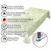 Tischdecke Wachstuch Blumen Grün Robust Wasserabweisend Produktbild-Vorschau 5