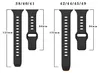 Für Apple Watch SE 2023 44mm Silikon Design Wellenstruktur Produktbild-Vorschau 6