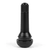 A black tire valve stem on a white background. Produktbild-Vorschau