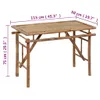 vidaXL Gartentisch Klappbar 115x50x75 cm Bambus -  Produktbild-Vorschau 5