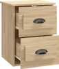 vidaXL Wand-Nachttisch Sonoma-Eiche 41,5x36x53 cm Produktbild-Vorschau 6