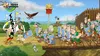 A scene from the video game Asterix & Obelix: Slap Them All! showing characters fighting Roman soldiers. Produktbild-Vorschau