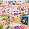 3D reliéfové fixy, 6 barev, vhodné pro děti, pro kreativní Náhled obrázku produktu 5