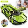 Technic Motorsport Rennwagen Modellbausatz Spielzeug Produktbild-Vorschau 1