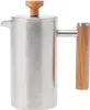 Karaca Double Wall Edelstahl Eiche French Press 350 ml Produktbild-Vorschau 2