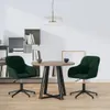 The Living Store Esszimmerstühle 2 Stk. Drehbar Dunkelgrün Produktbild-Vorschau 1