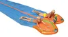 WEHNCKE Double toboggan aquatique 650x180 cm Orange et bleu Voir les images du produit 10