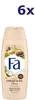 6x Fa Douche 250 ml Creme & Öl Kakao Produktbild-Vorschau 1